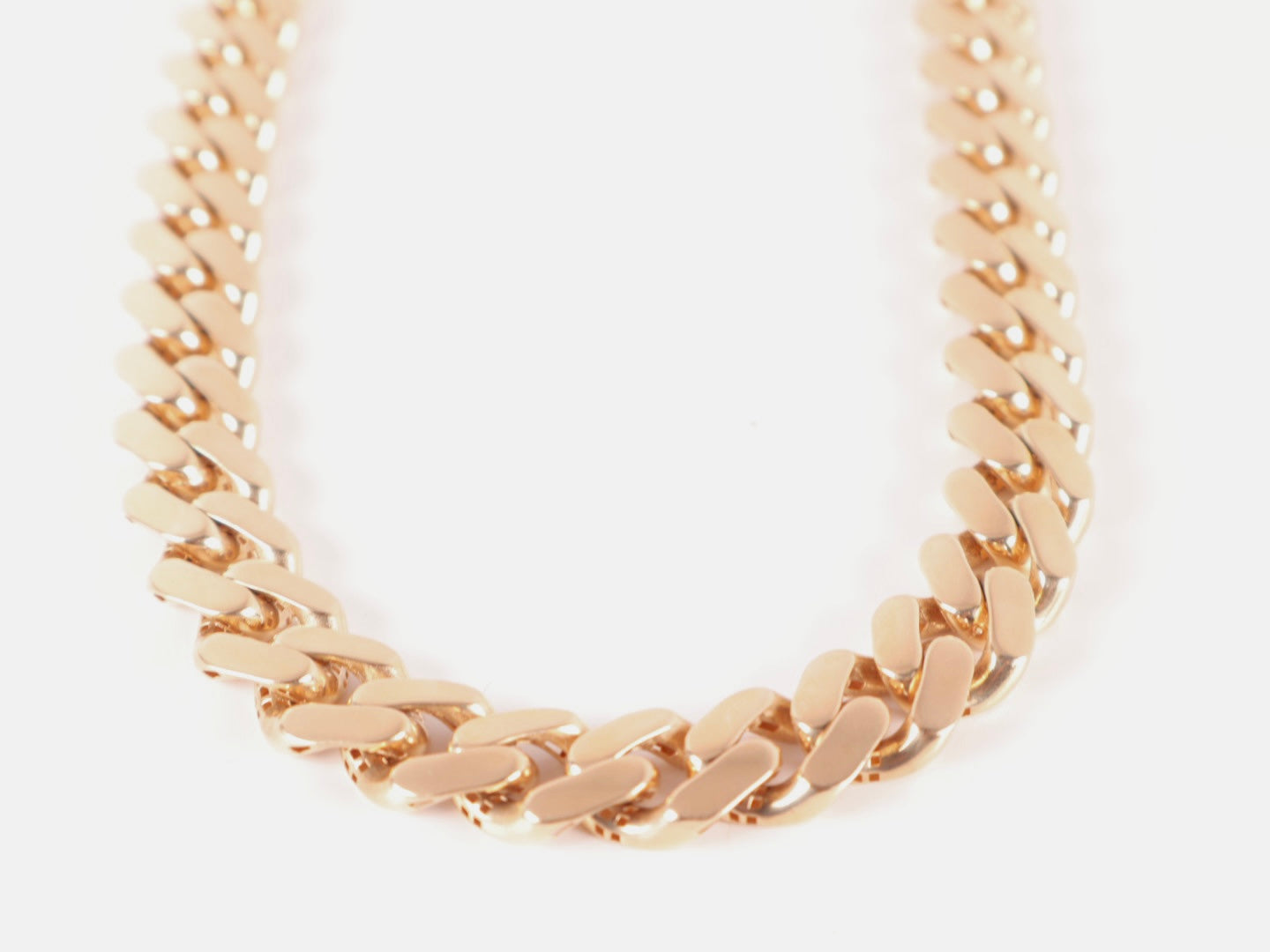 14k Gold Hollow Miami Cuban Chain (13mm)