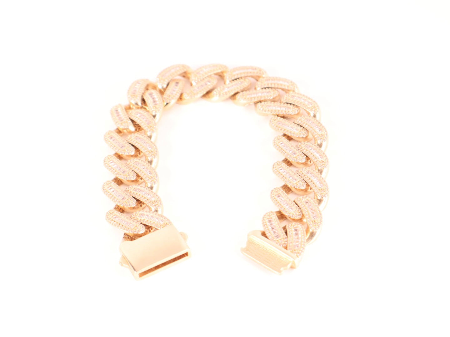 14k Gold Miami Cuban Bracelet (22mm)