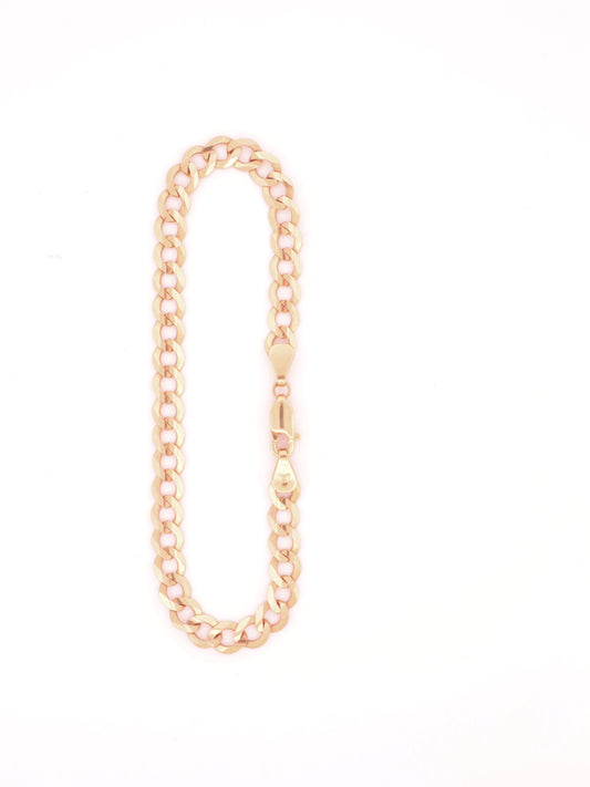 14k Gold Cuban Bracelet 5mm