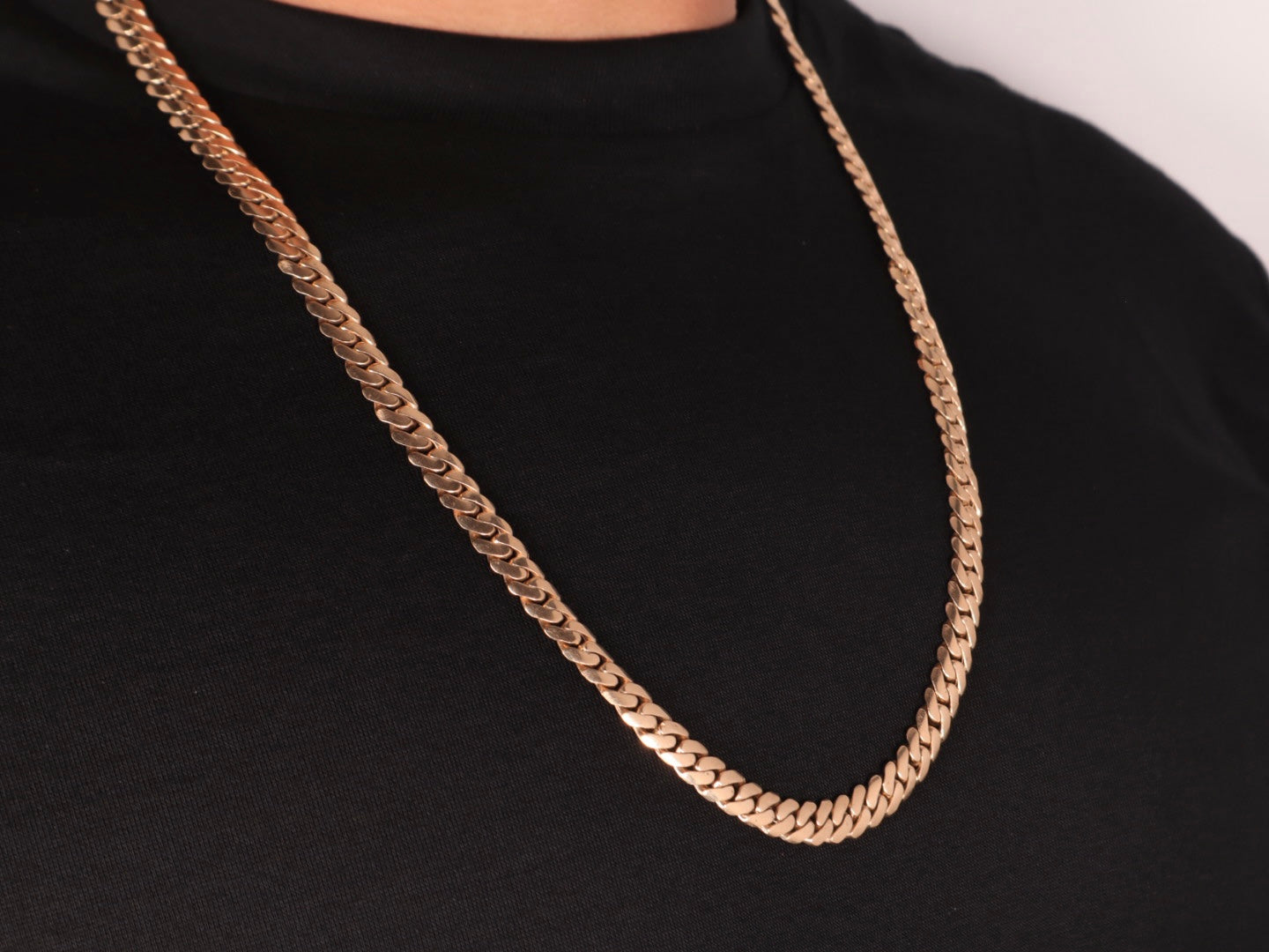 Solid 14k Gold Miami Cuban Chain (8mm)