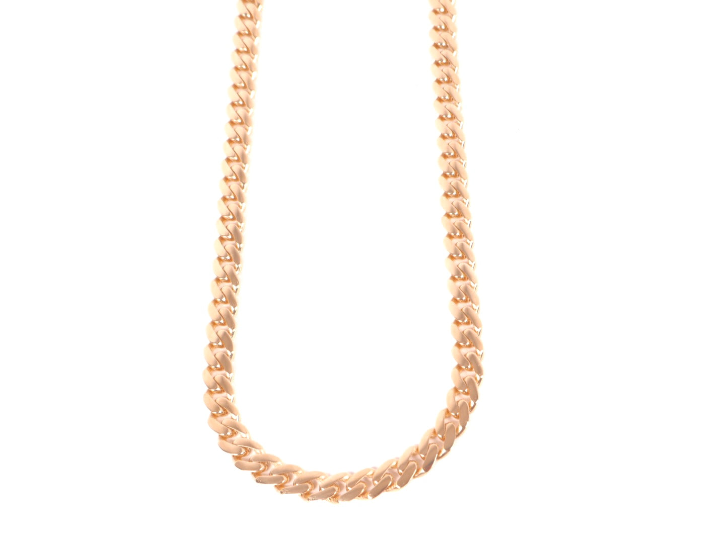 14k Gold Hollow Miami Cuban Chain (7mm)