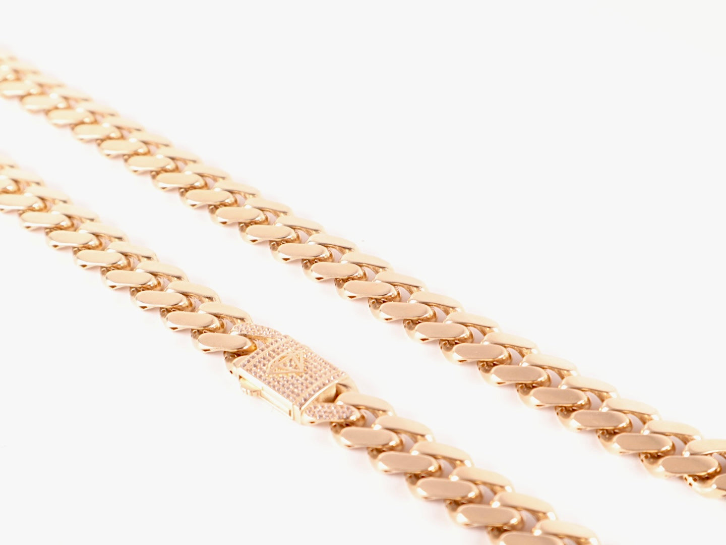 14k Gold Hollow Miami Cuban Chain (13mm)