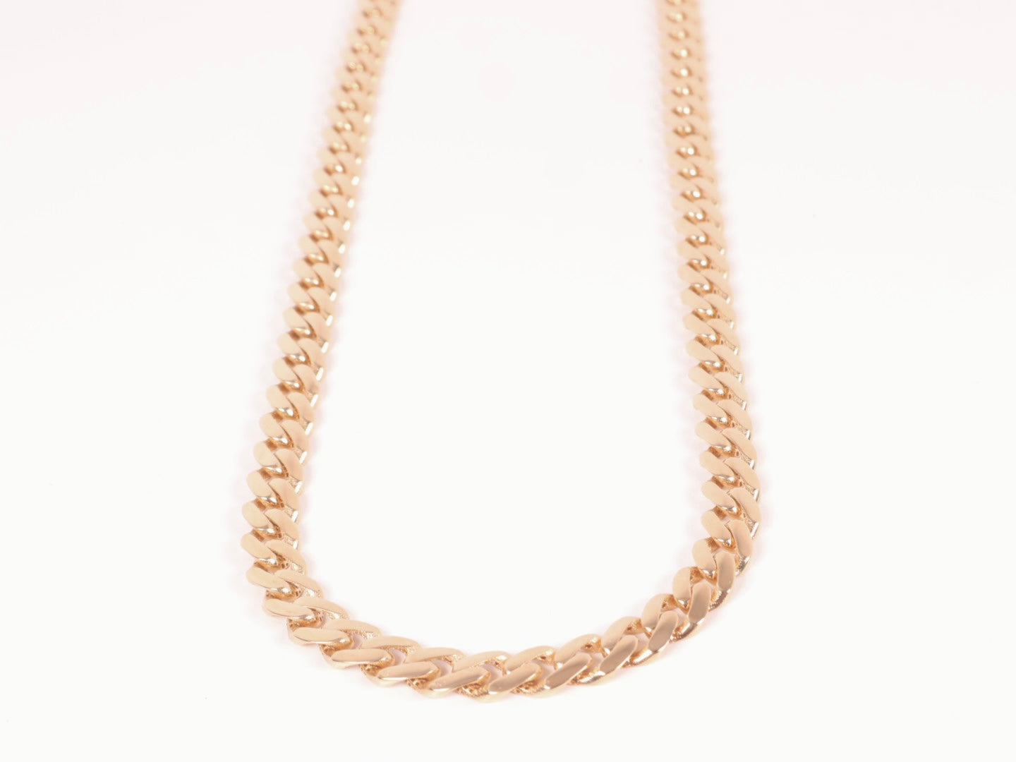 14k Gold Hollow Miami Cuban Chain (7mm)