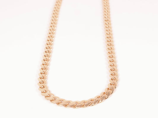 14k Gold Hollow Miami Cuban Chain (7mm)