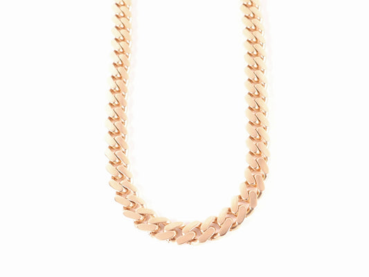 14k Gold Hollow Miami Cuban Chain (13mm)