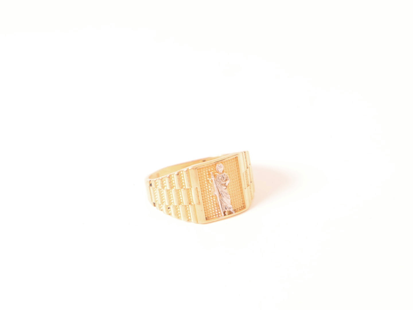 14k Gold St Jude Ring