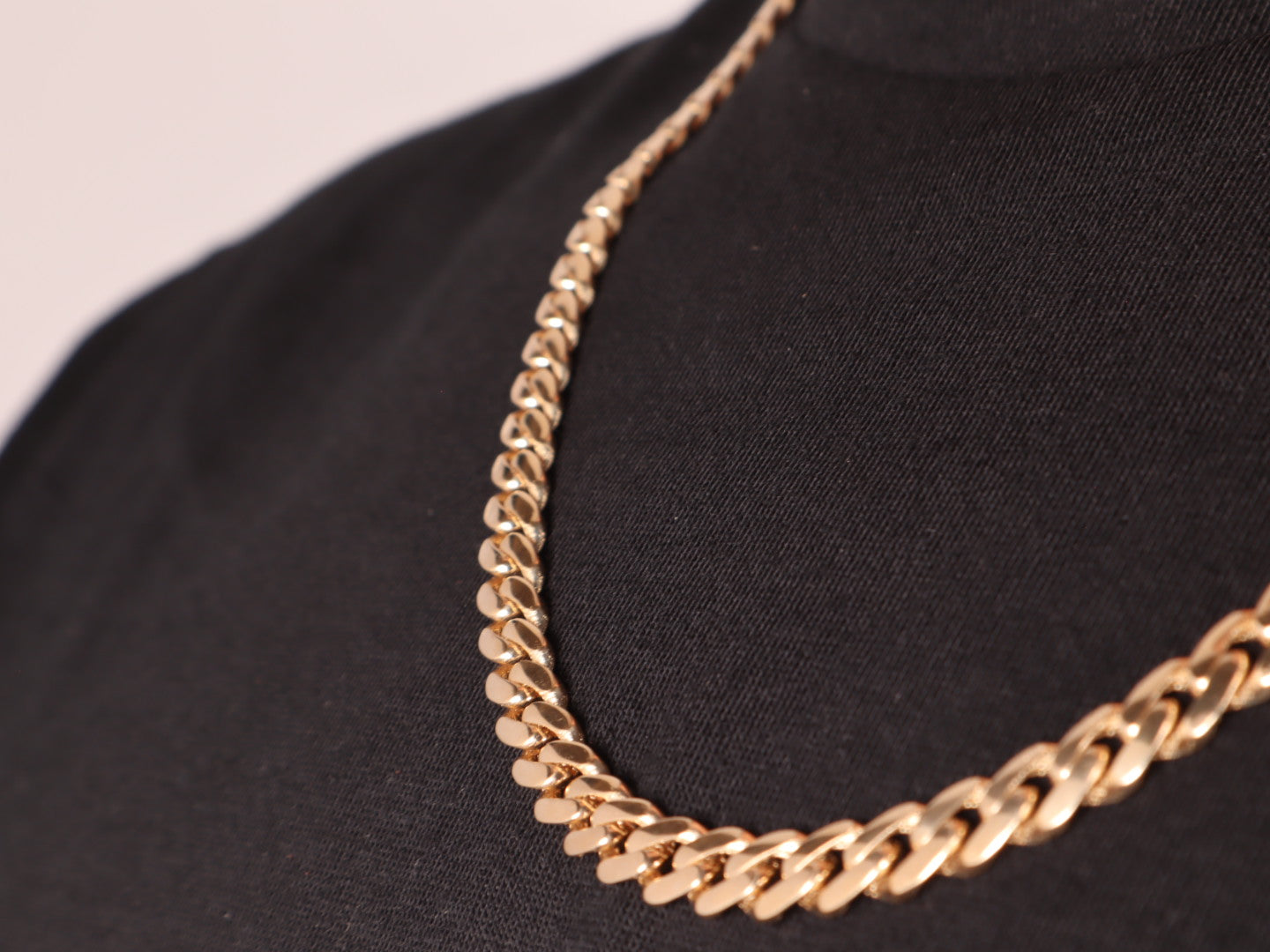 14k Gold Hollow Miami Cuban Chain (7mm)