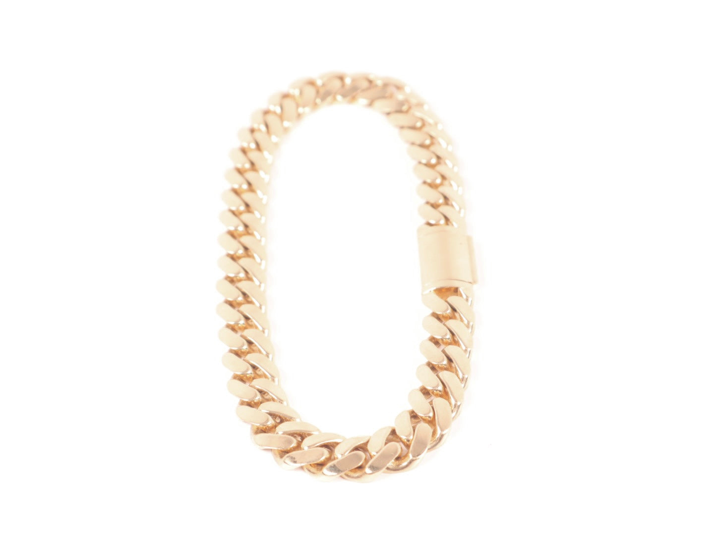 Solid 14k Gold Miami Cuban Bracelet (8mm)