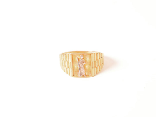 14k Gold St Jude Ring