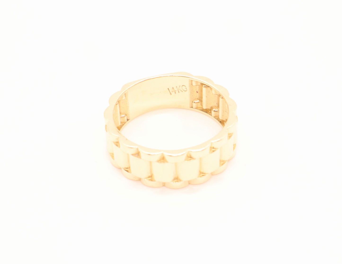 14k Gold Mens Rolex Ring