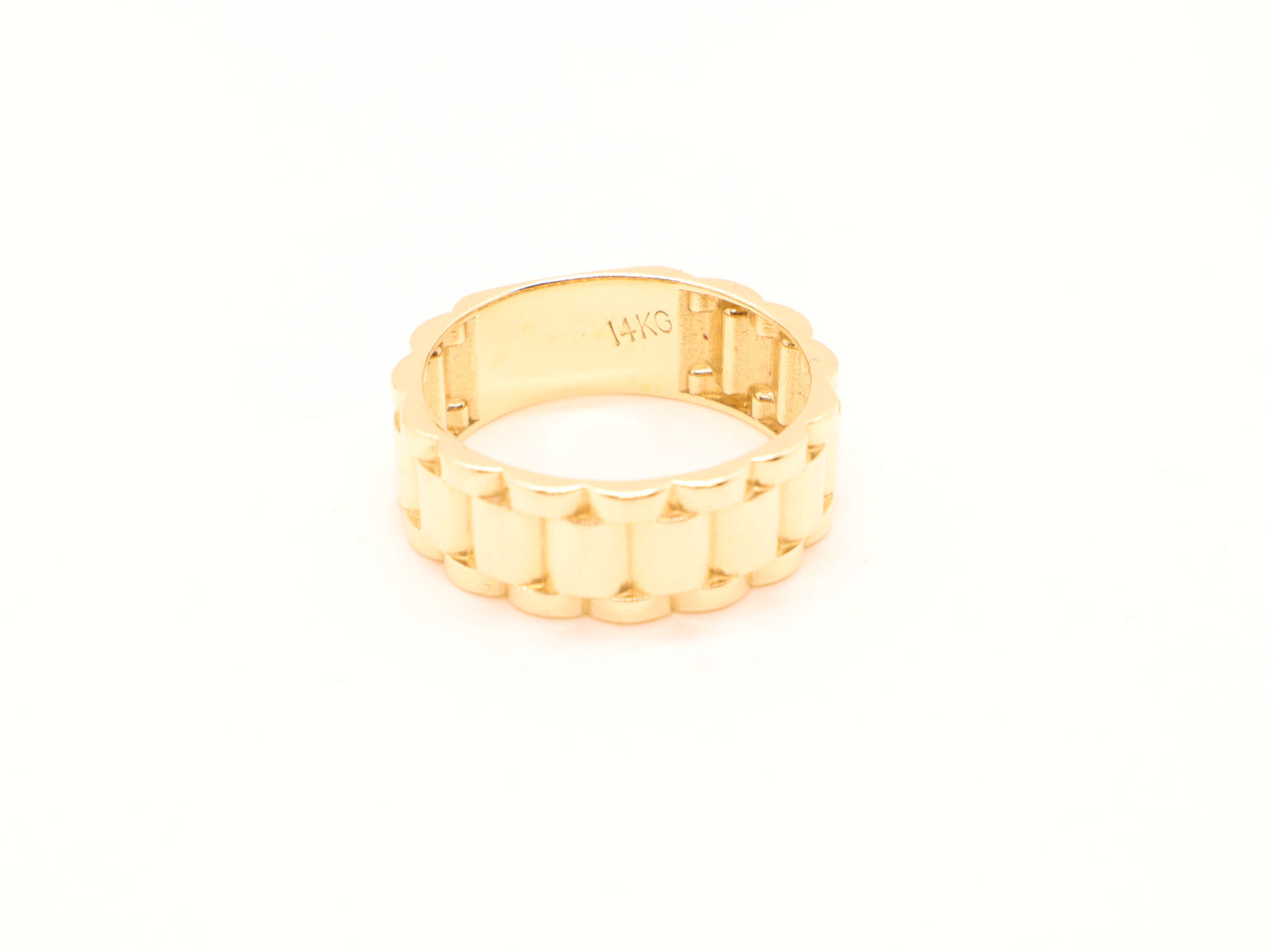 14k Gold Mens Rolex Ring