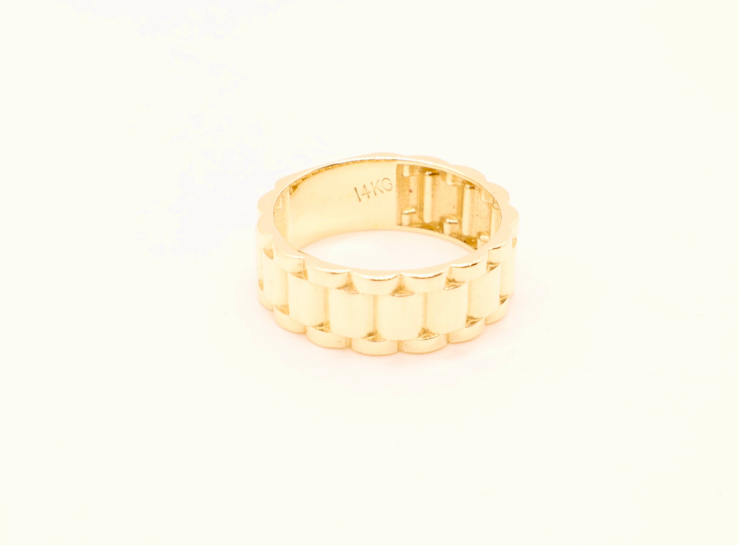 14k Gold Mens Rolex Ring