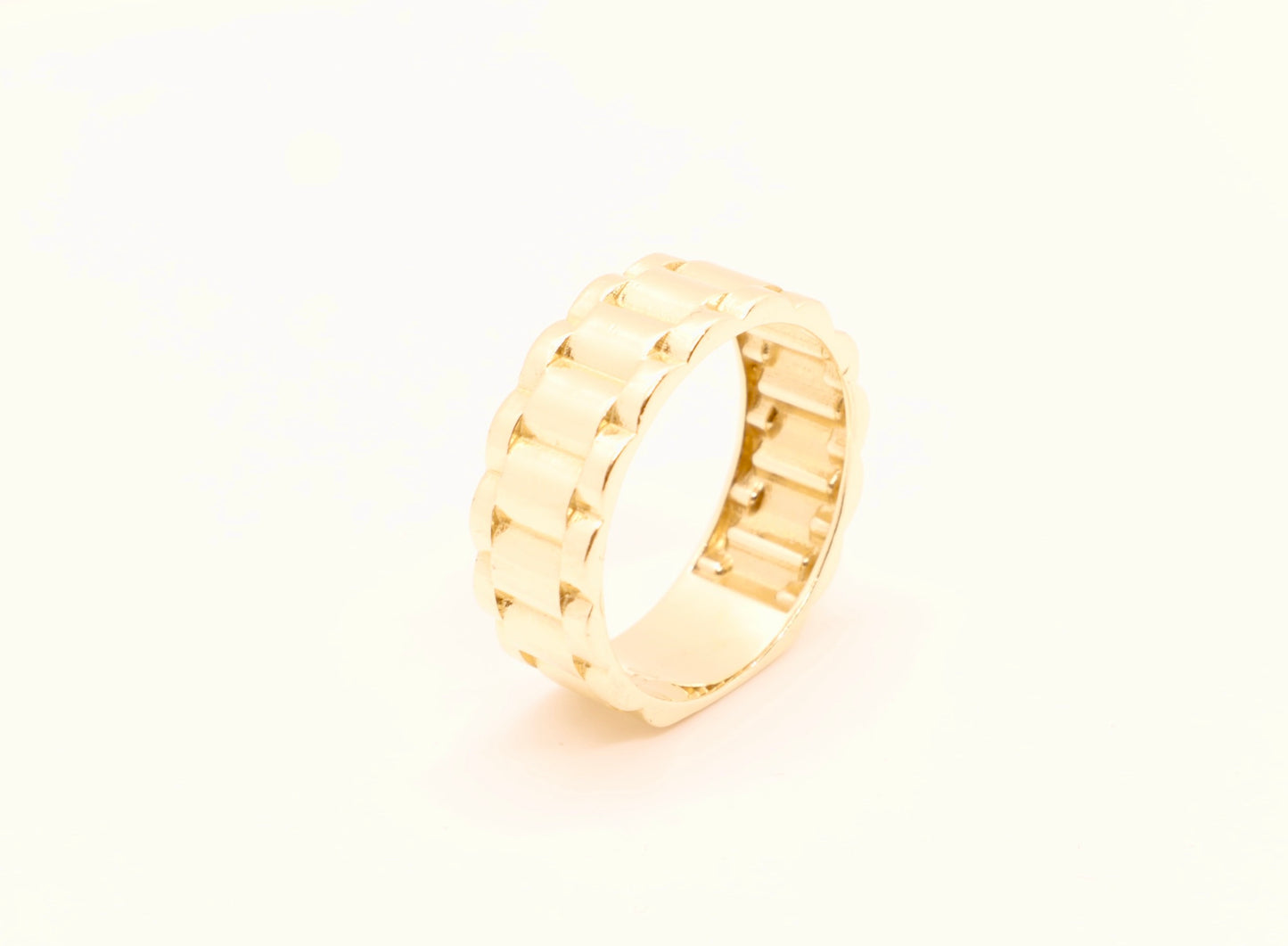 14k Gold Mens Rolex Ring