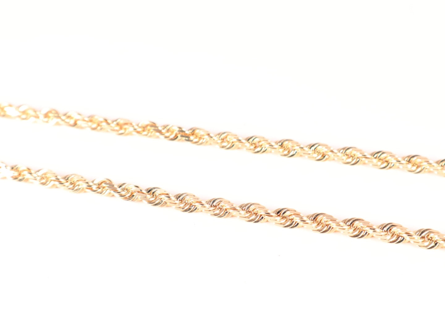 Solid 14k Gold Rope Chain (5mm)