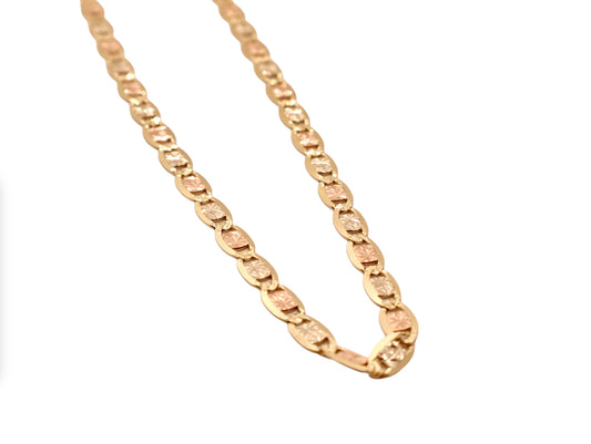 Solid 14k Gold Valentino Chain (6mm)