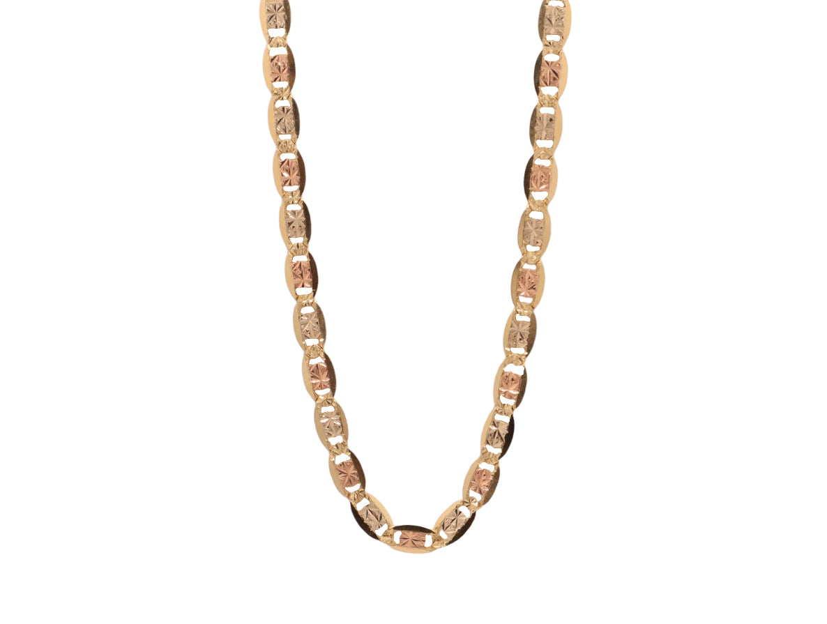 Solid 14k Gold Valentino Chain (6mm)