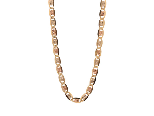 Solid 14k Gold Valentino Chain (6mm)