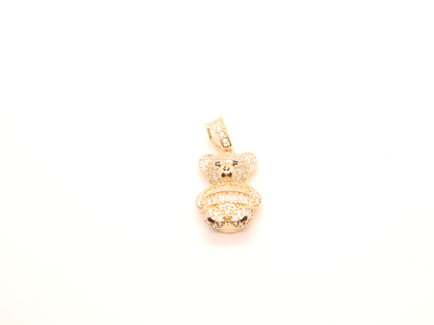 14k Gold Bear Pendant