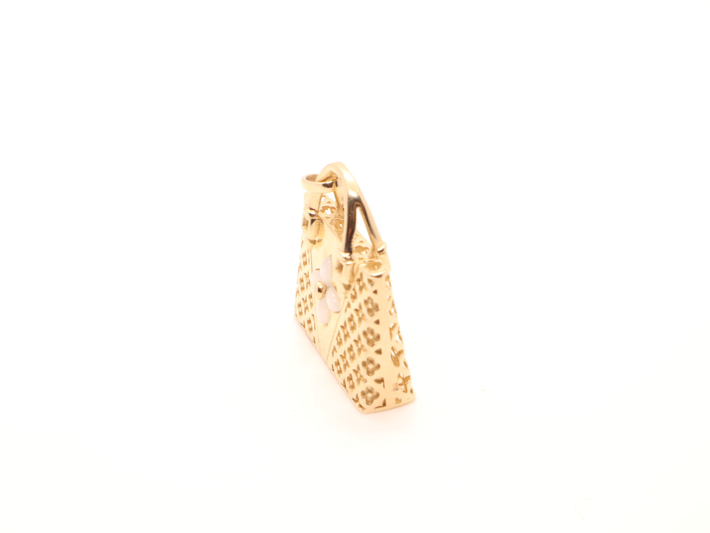 14k Gold Purse Pendant