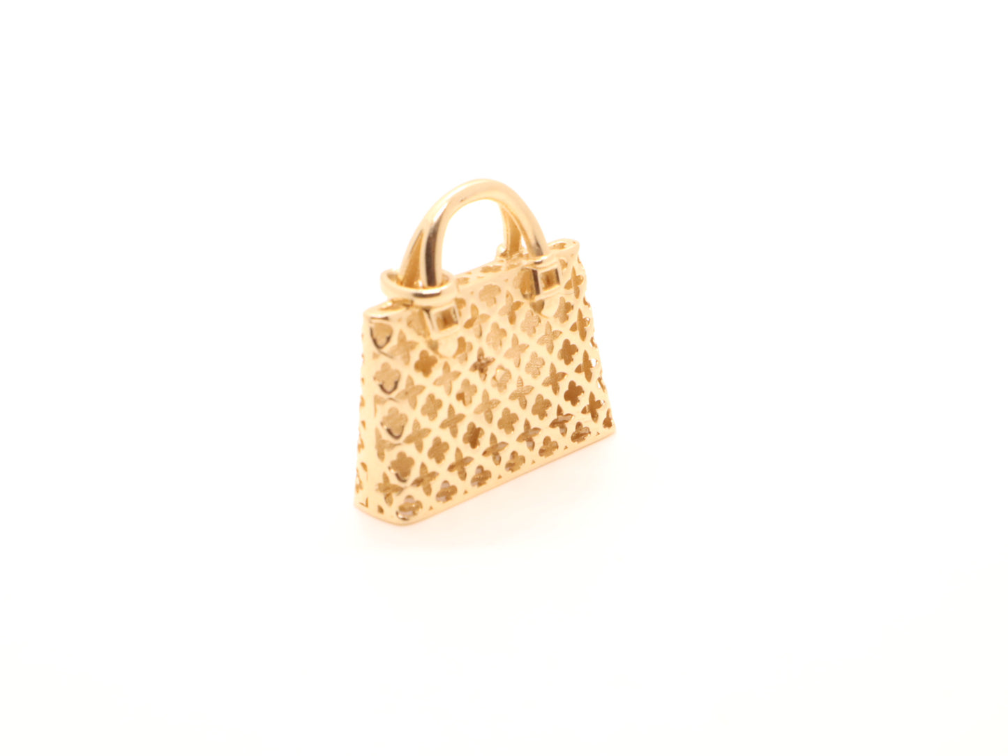 14k Gold Purse Pendant