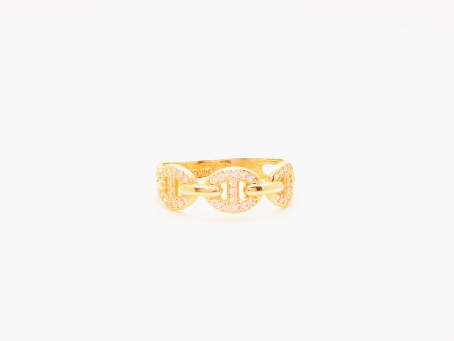 14k Gold Mariner Link Ring