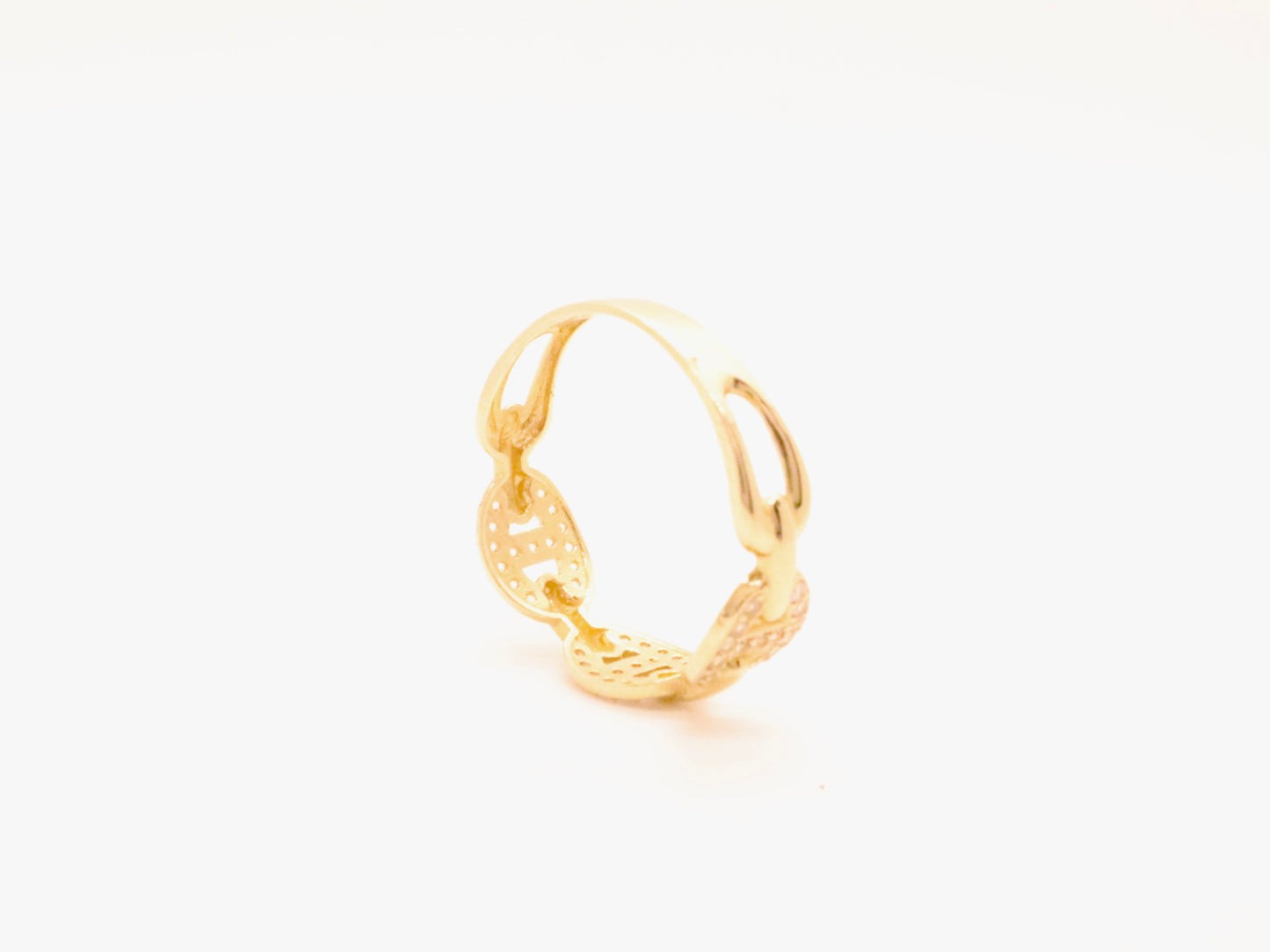 14k Gold Mariner Link Ring