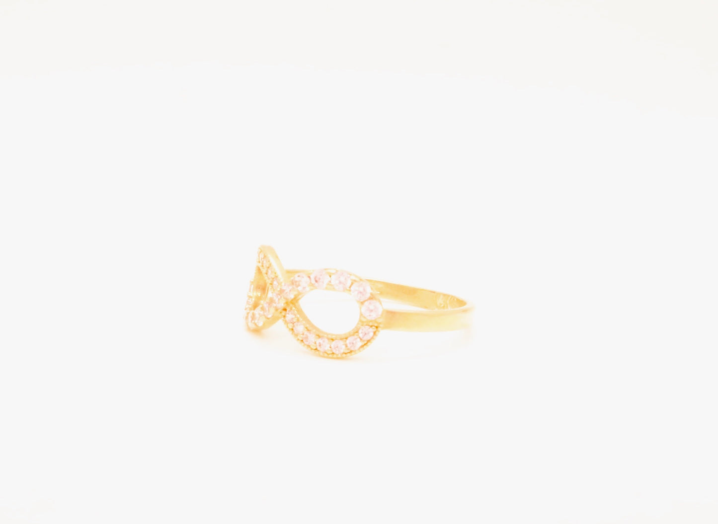 14k Gold Infinity Ring