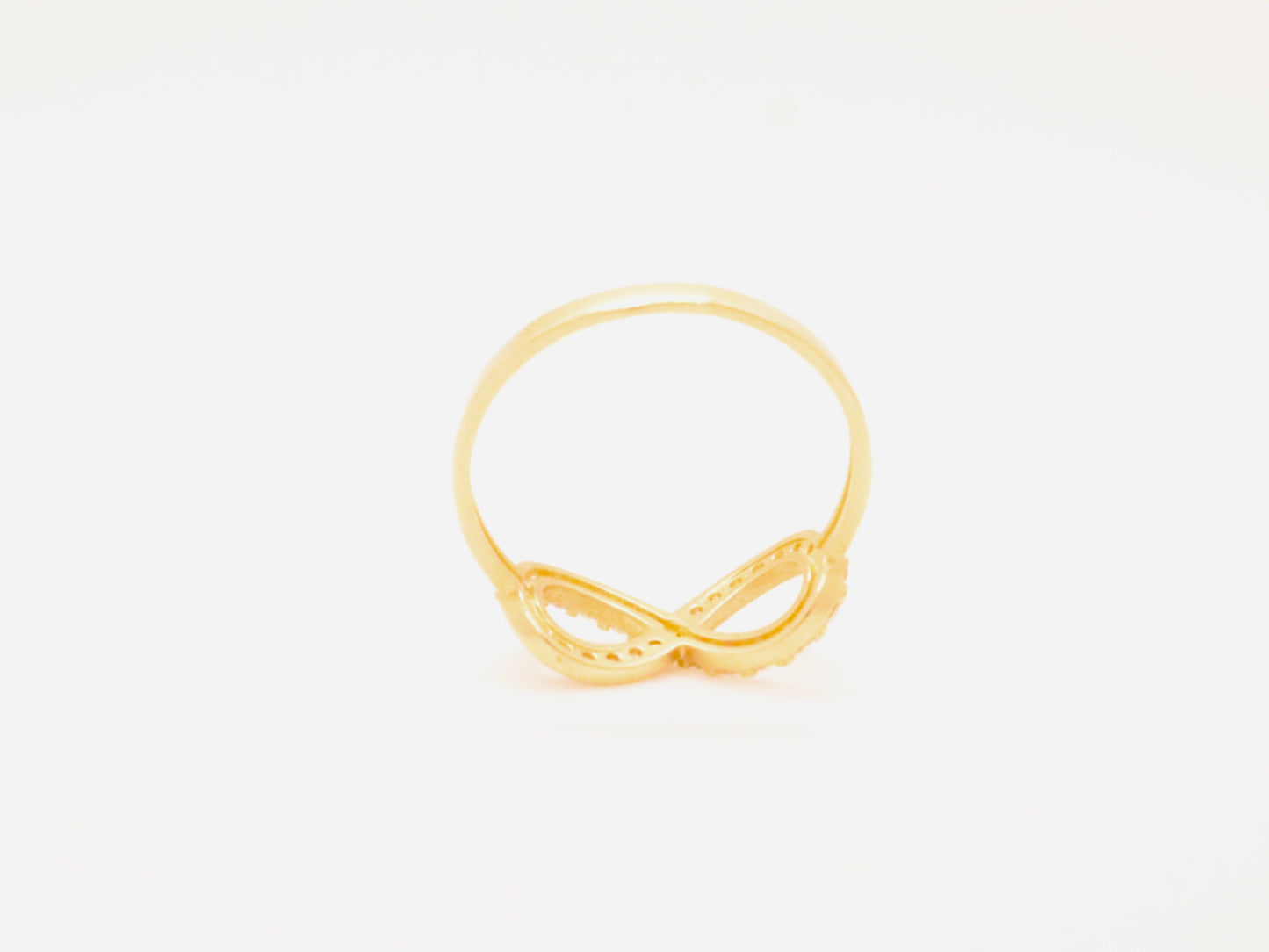 14k Gold Infinity Ring