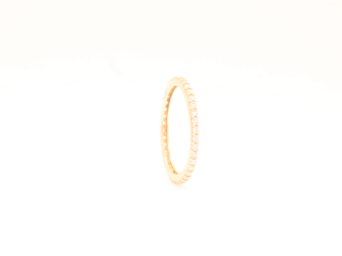 14k Gold Cz Eternity Ring