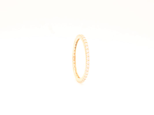 14k Gold Cz Eternity Ring