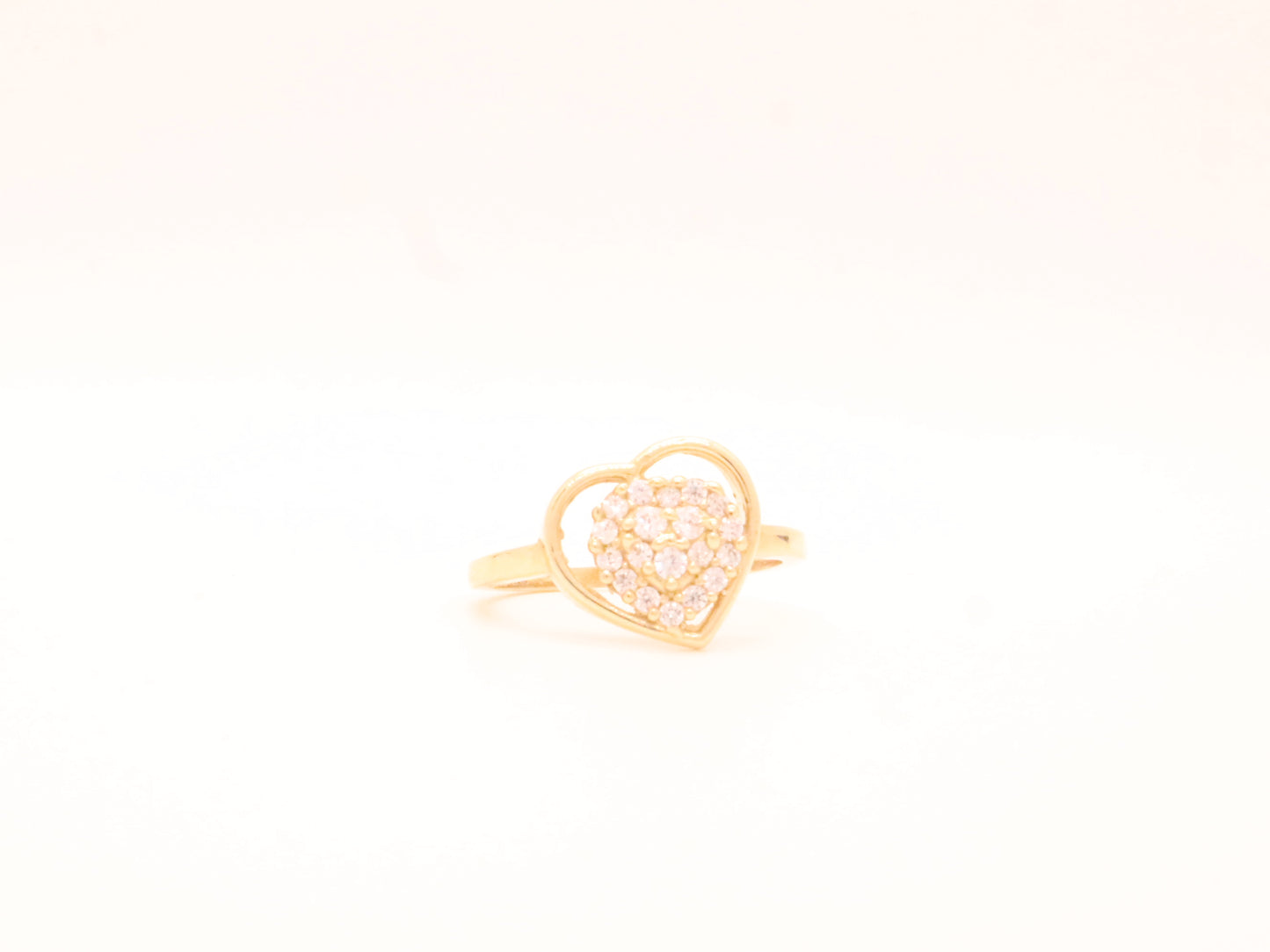 14k Gold Heart Ring