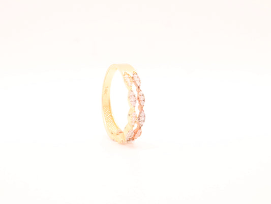 14k Gold Two-Tone Ring