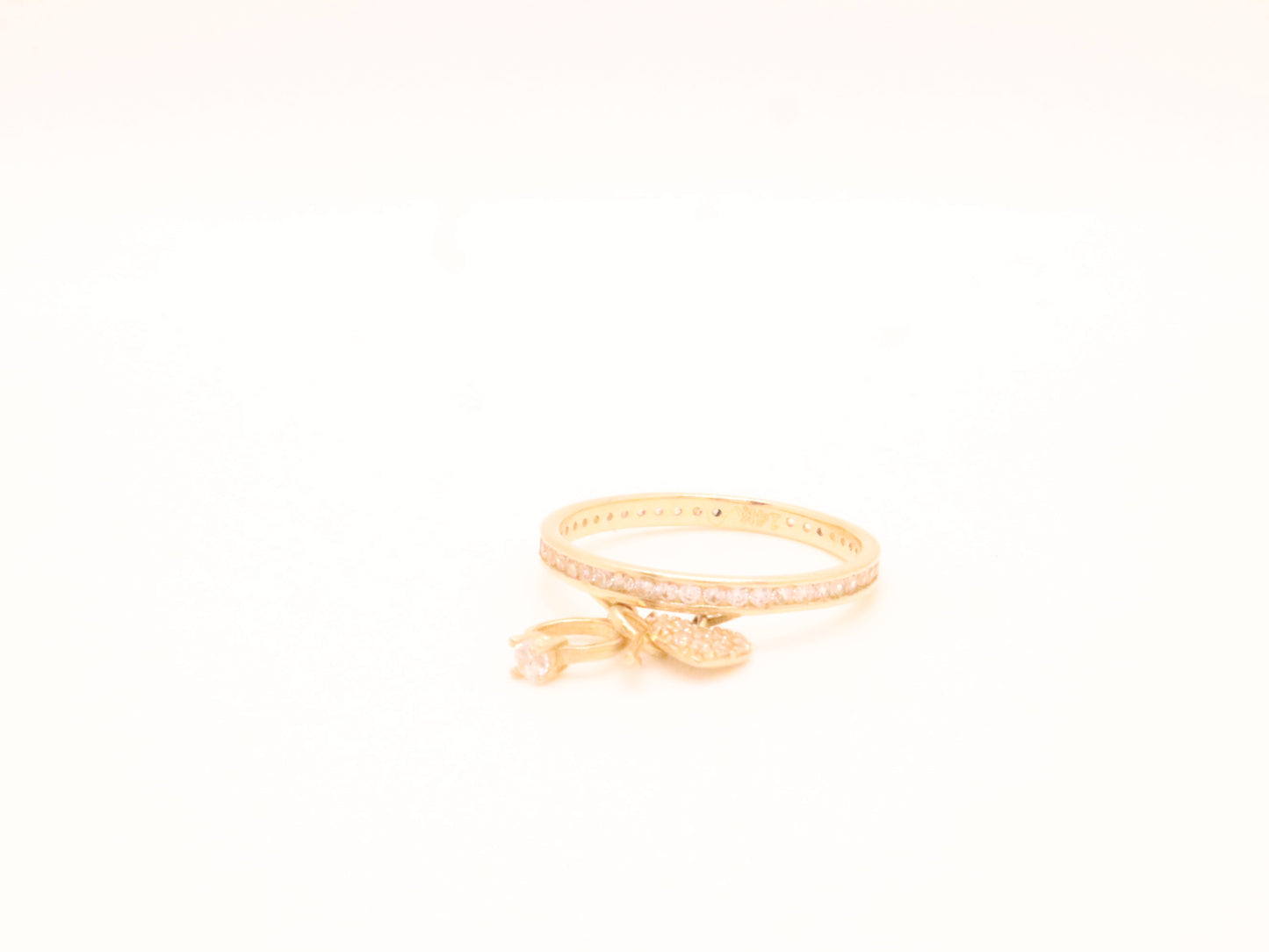 14k Gold Eternity Love Ring