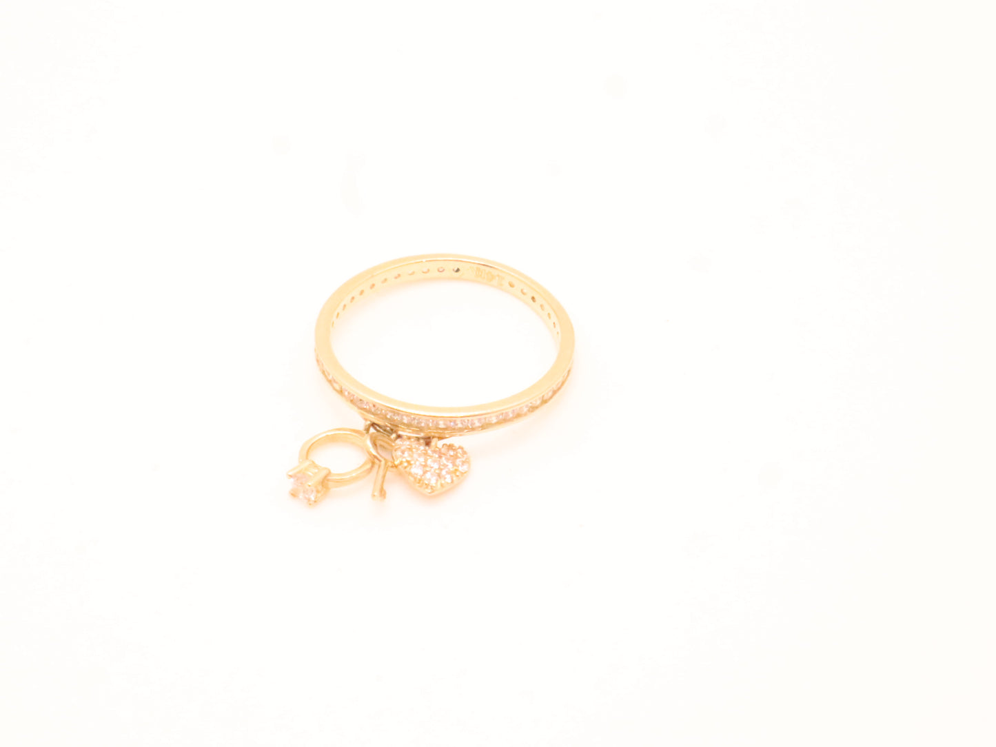 14k Gold Eternity Love Ring