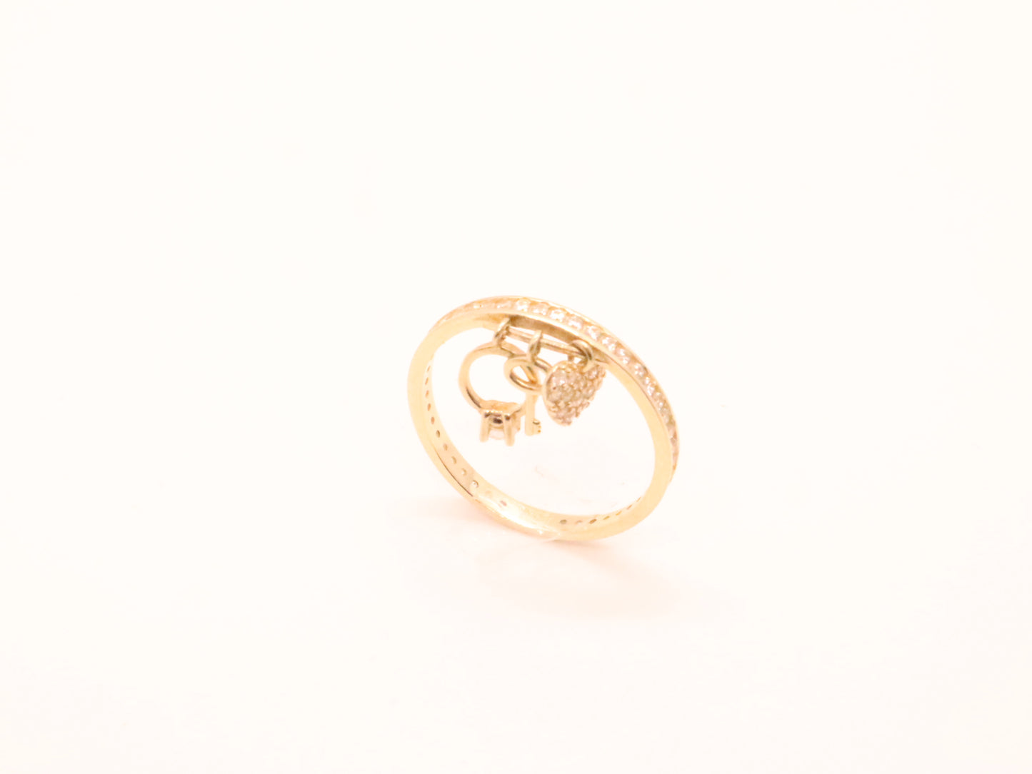 14k Gold Eternity Love Ring