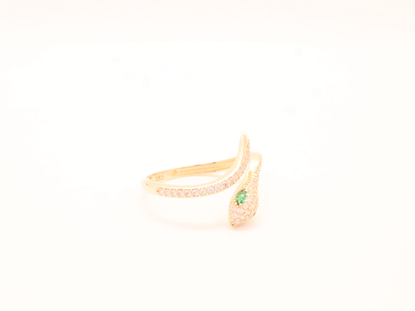 14k Gold Snake Ring