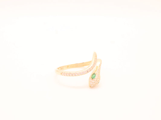 14k Gold Snake Ring